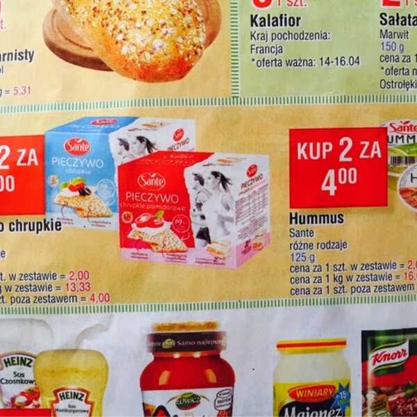 E. Leclerc i promocyjny hummus