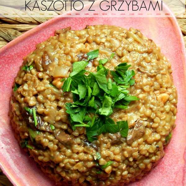 Kaszotto z grzybami