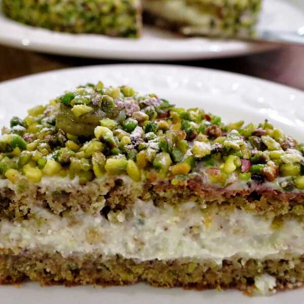 TORTA AL PISTACCHIO - TORT PISTACJOWY