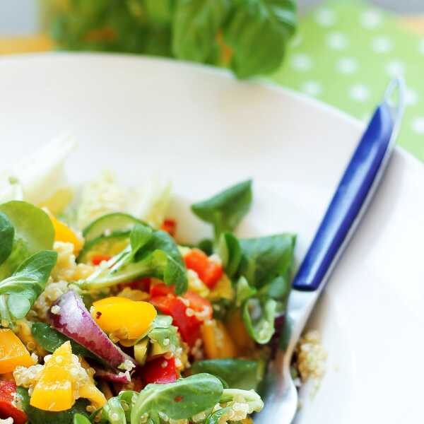 Sałatka z komosą ryżową i mango / Quinoa Mango Salad