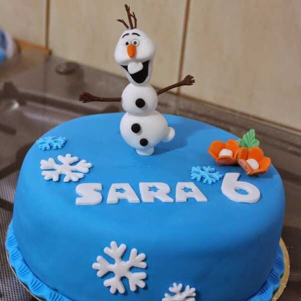 Tort Olaf Kraina Lodu Frozen