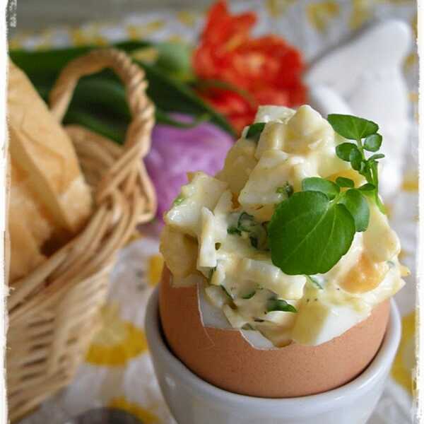 Jajka z majonezem i rukwią