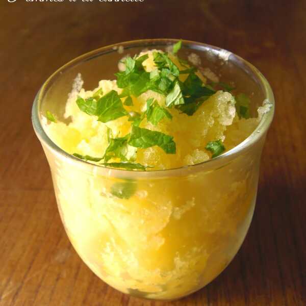 Granita ananasowa/Pineapple granita