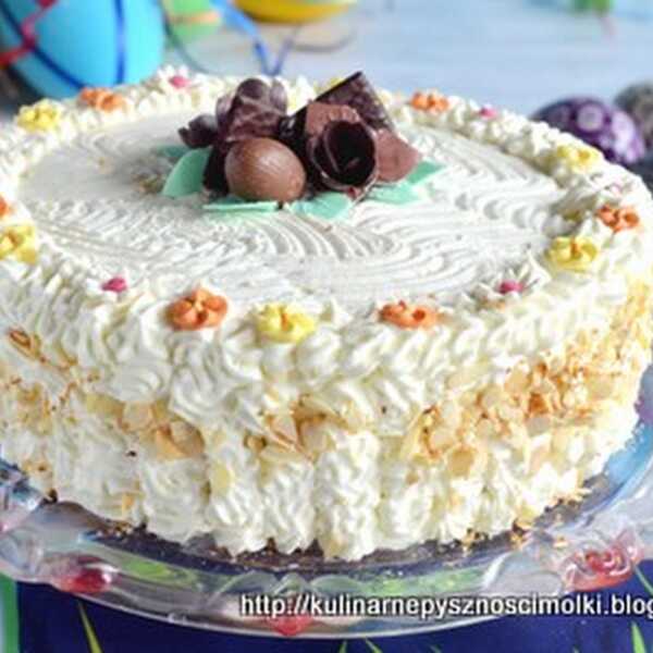 Tort biały