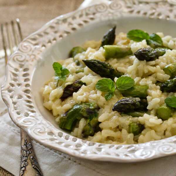 Risotto ze szparagami