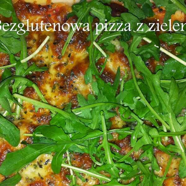 Bezglutenowa pizza z zielenina 