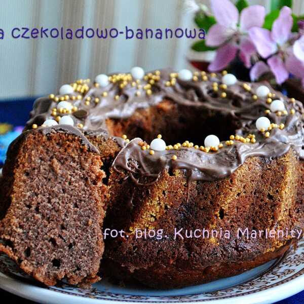 Szybka babka czekoladowo-bananowa