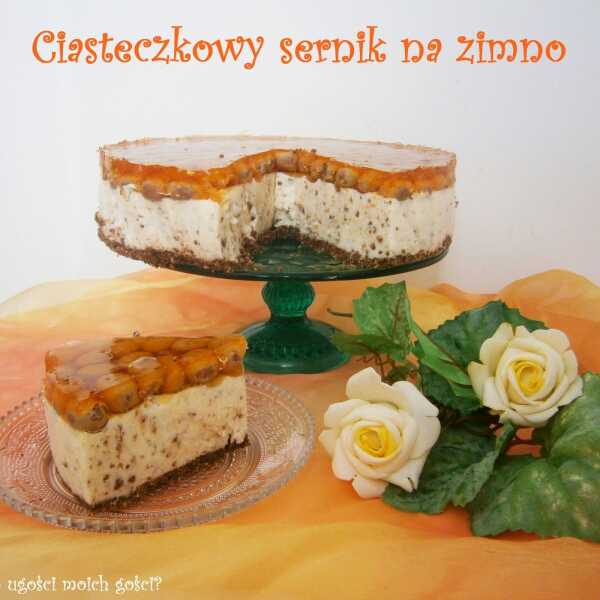 Ciasteczkowy sernik na zimno