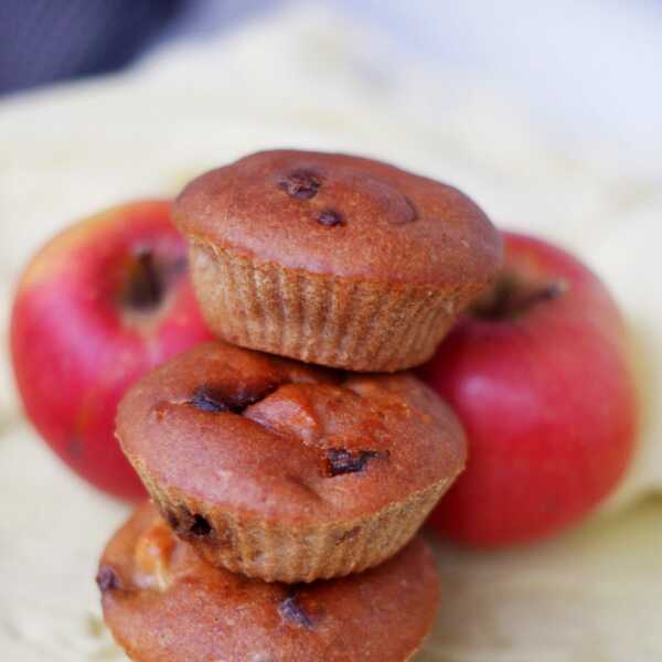 Muffinki bananowo-jabłkowe