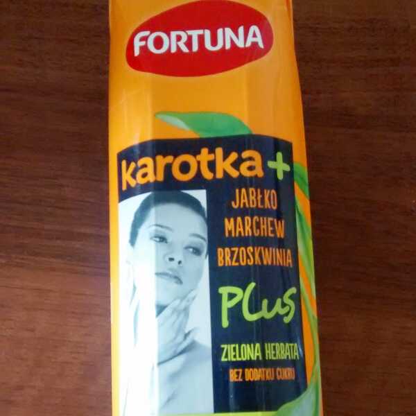 Fortuna Karotka Plus - jabłko, marchew, brzoskwinia PLUS zielona herbata - recenzja produktu