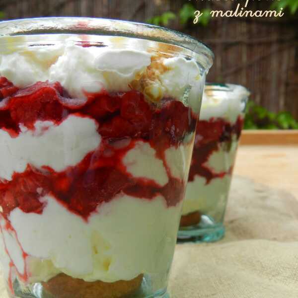 Mascarpone z malinami