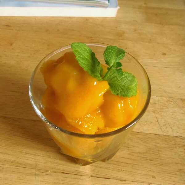 Sorbet z mango/Mango sorbet