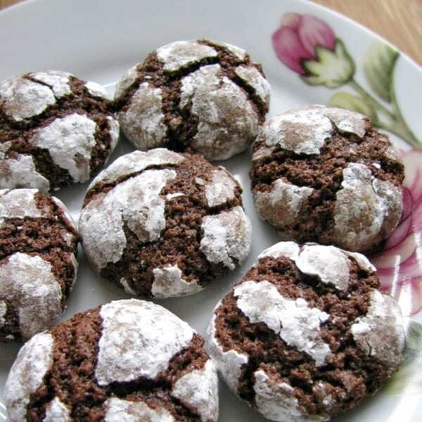 Chocolate truffle cookies... by The Hummingbird Bakery