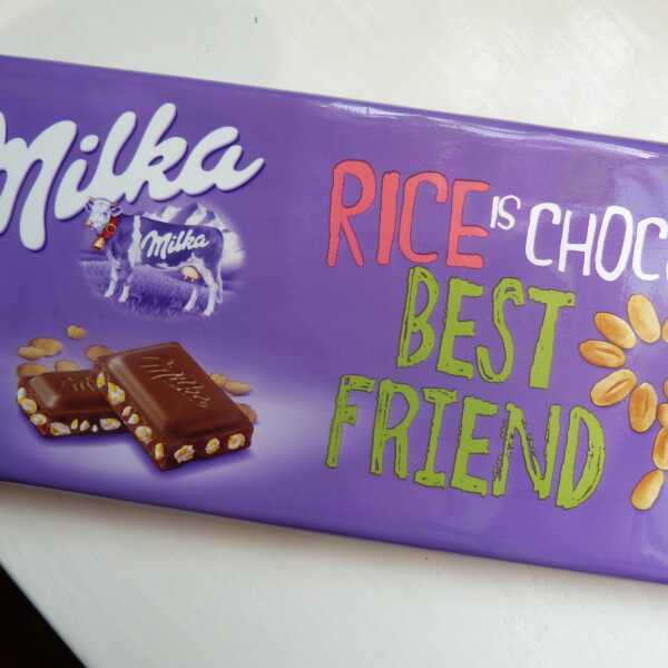 Czekolada Milka Rice is Choco's Best Friend