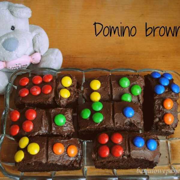 Domino brownie na Dzień Dziecka