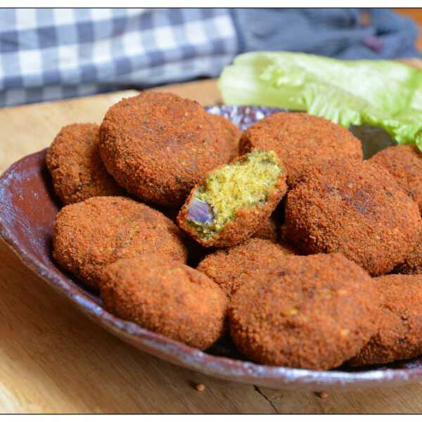 Kotleciki (Falafel) z zielonej soczewicy czyli Niedzielne Mielenie odc.30