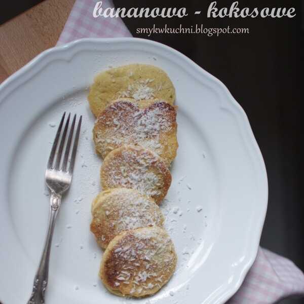 Racuchy bananowo - kokosowe