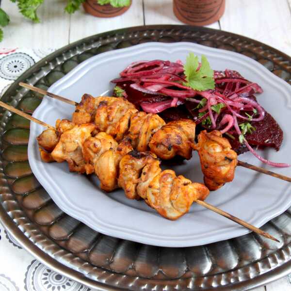 Kebab z kurczaka - Shish Taouk