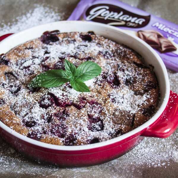 CZEKOLADOWE CLAFOUTIS Z WIŚNIAMI / CHERRIES CHOCKOLATE CLAFOUTIS