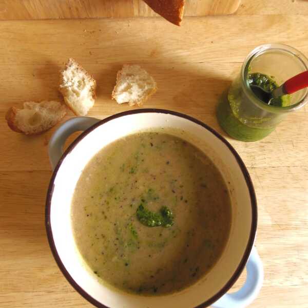 Zupa z białymi szparagami/Soup with white asparagus 
