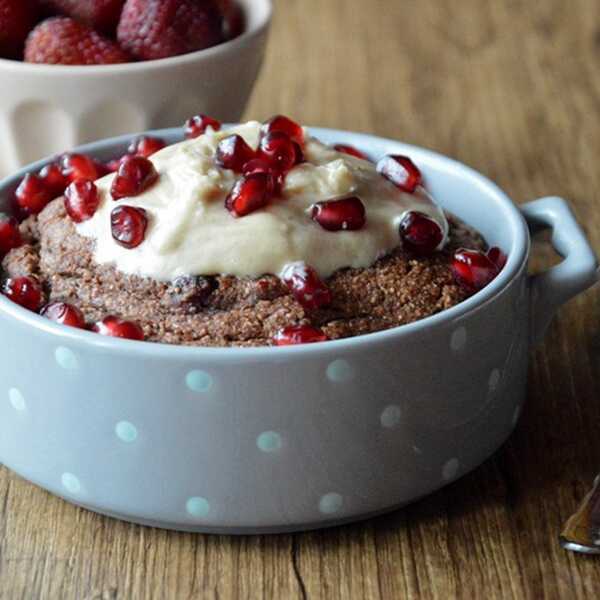 Gryczane brownie i lekki makaron z tofu. 