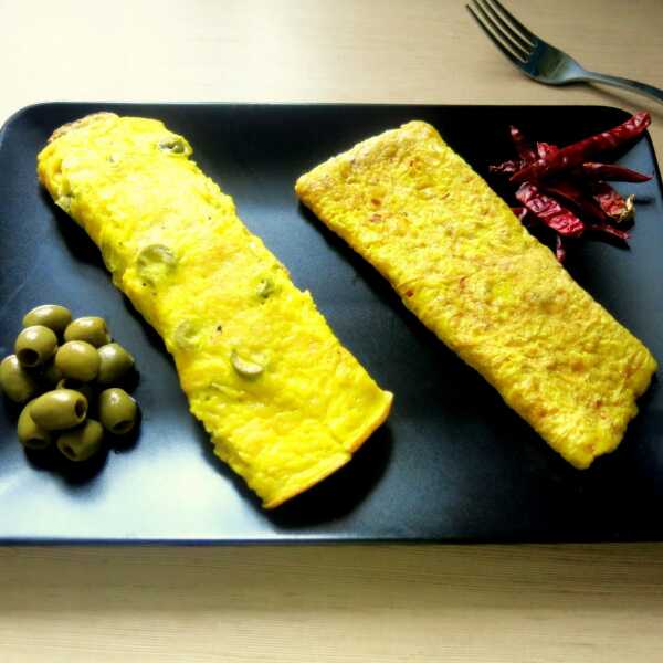 Wytrawny omlet w dwóch wersjach