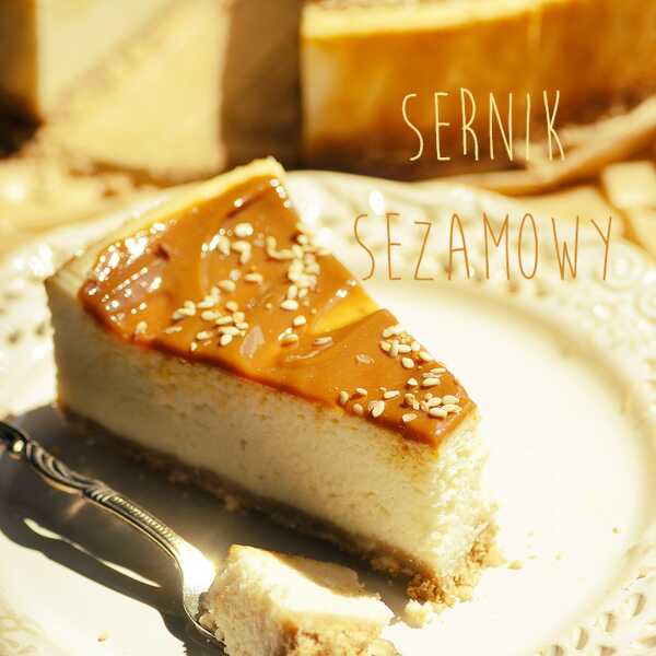 Sernik sezamowy