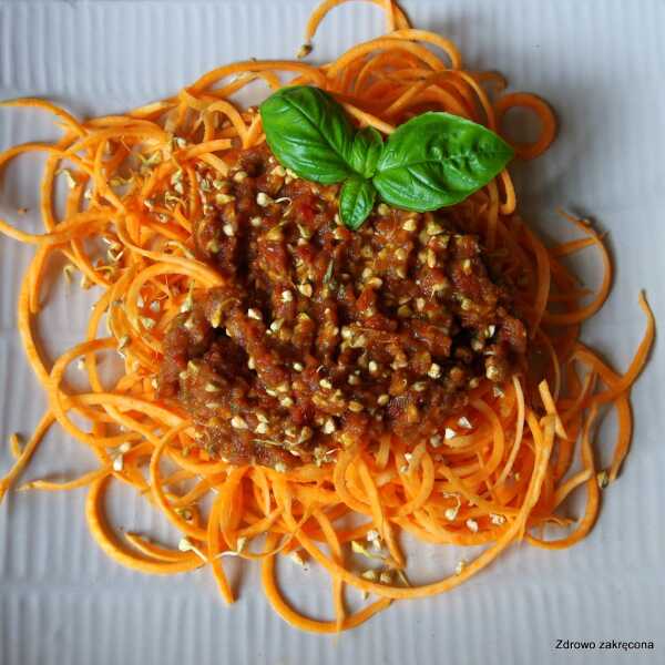 Witariańskie 'spaghetti bolognese' :)