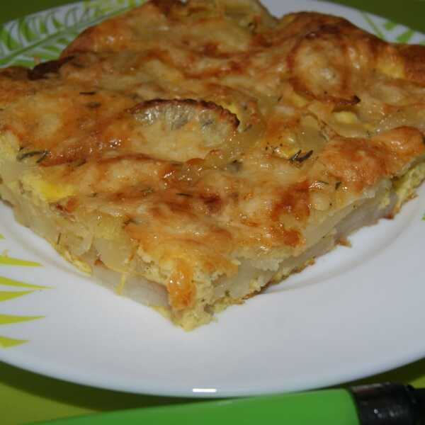 Omlet ziemniaczany z pieca