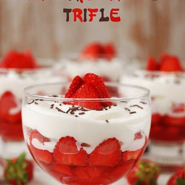 Truskawkowe trifle