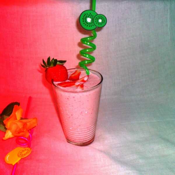 Milkshake truskawkowy 