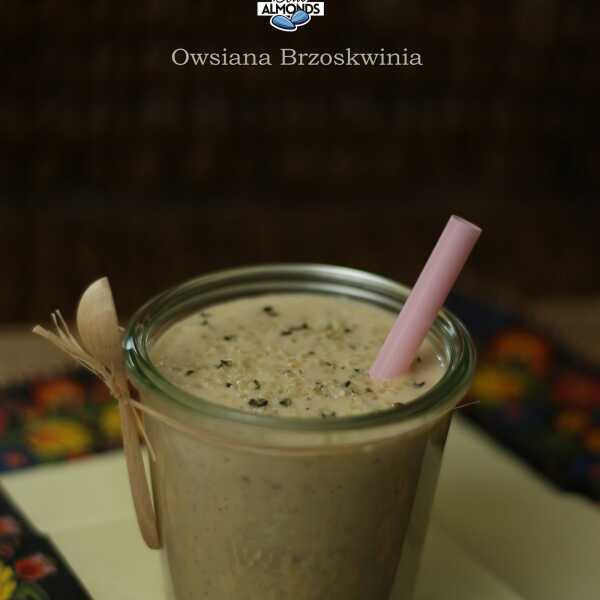 Koktajl Owsiana Brzoskwinia / Peach Oat Smoothie (vegan)