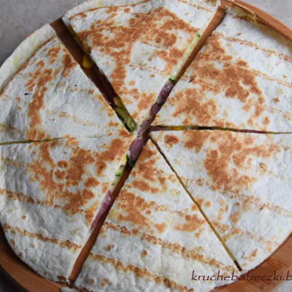 Quesadillas z salami - pychota :)