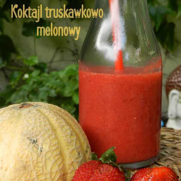 Koktajl truskawkowo melonowy