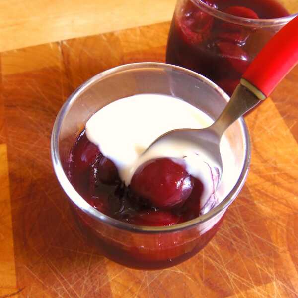 Galaretka czereśniowa na winie/Cherry jelly with wine