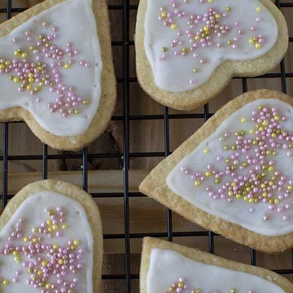 Kruche ciasteczka waniliowe (sugar cookies)