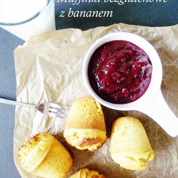 Muffinki bezglutenowe z bananem 