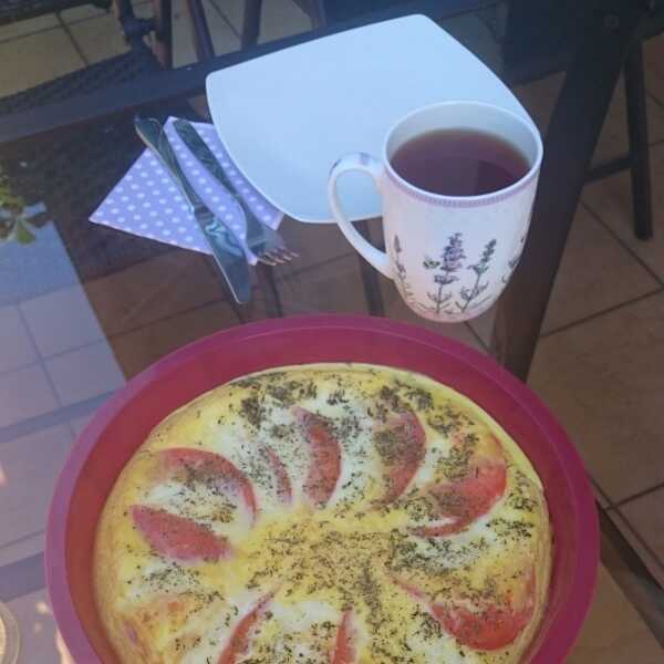 Zapiekany omlet caprese