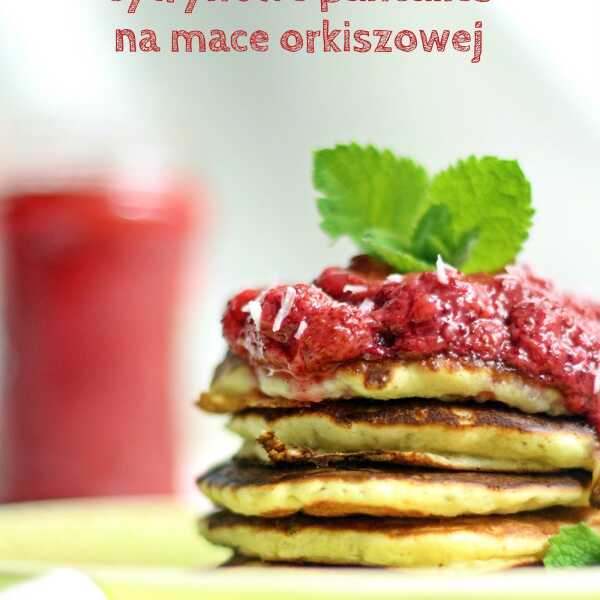 Cytrynowe pancakes na mące orkiszowej