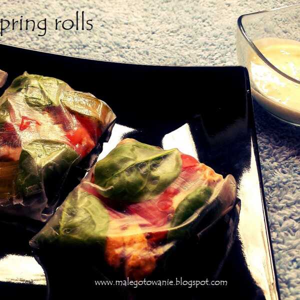 Spring rolls- coś lekkiego i szybkiego 
