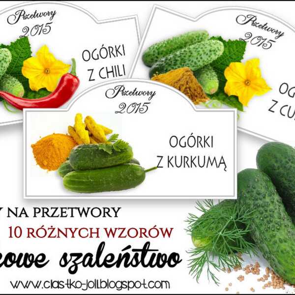 10 etykiet na ogórki i przegląd słoików