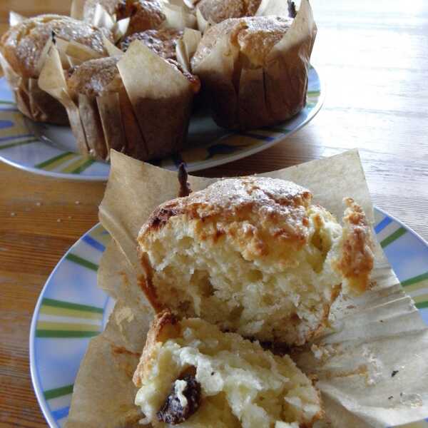 Muffiny z białym serem 