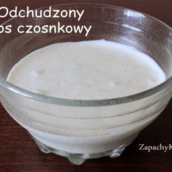 Sos czosnkowy- odchudzony