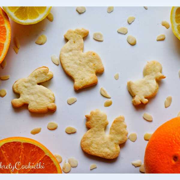 Cytrynowo-pomarańczowe kruche ciasteczka