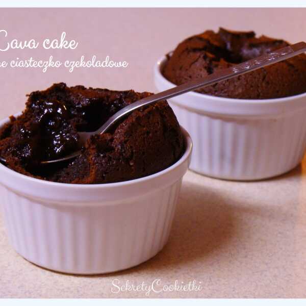 Lava cake - półpłynne ciasteczko czekoladowe