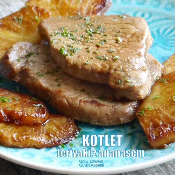 Kotlet teriyaki z ananasem