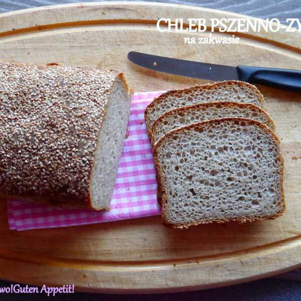 Chleb pszenno - żytni na zakwasie - Tatterowiec