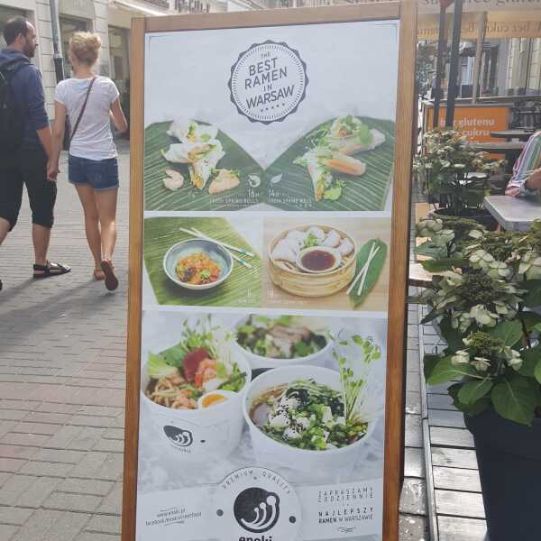 Warszawa - Enoki Street Food | zachwyt nad ramen
