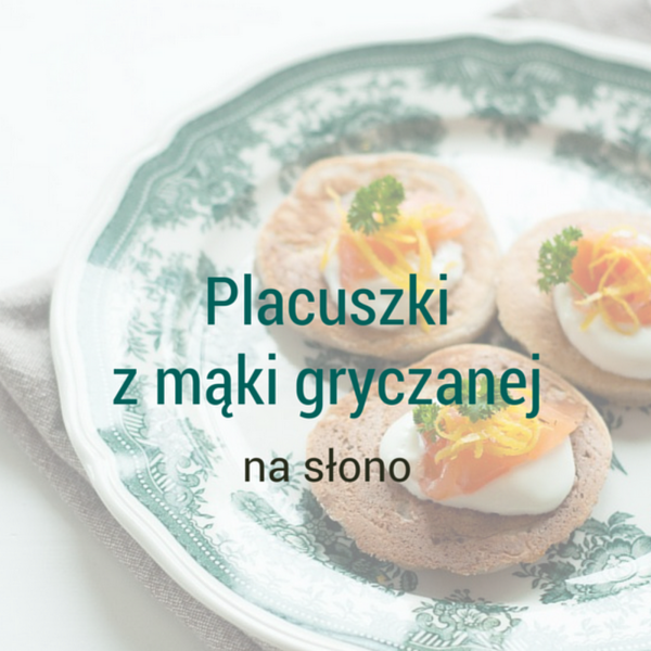 Bezglutenowe placki z mąki gryczanej