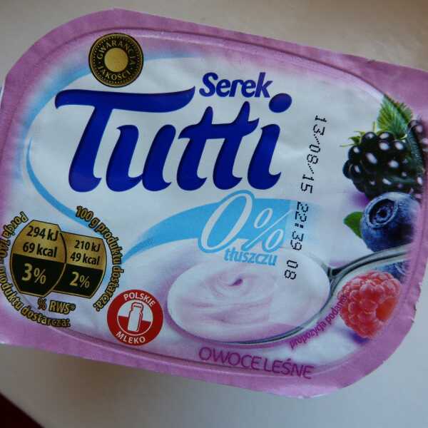 Serek Tutti 0% owoce leśne